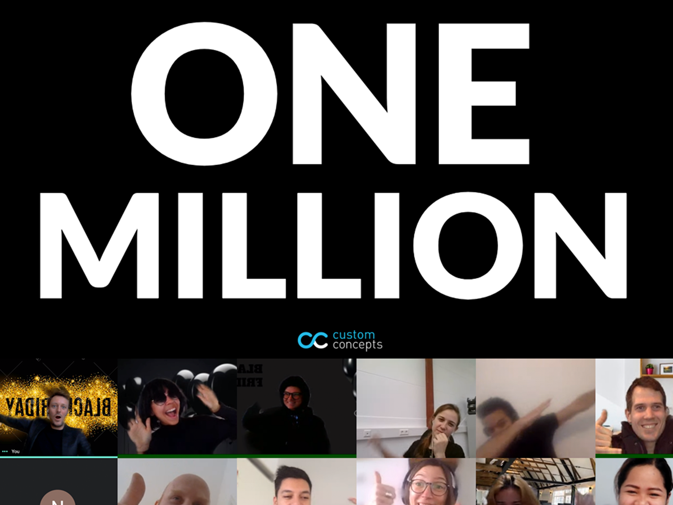 Celebrando 1 millón de clientes