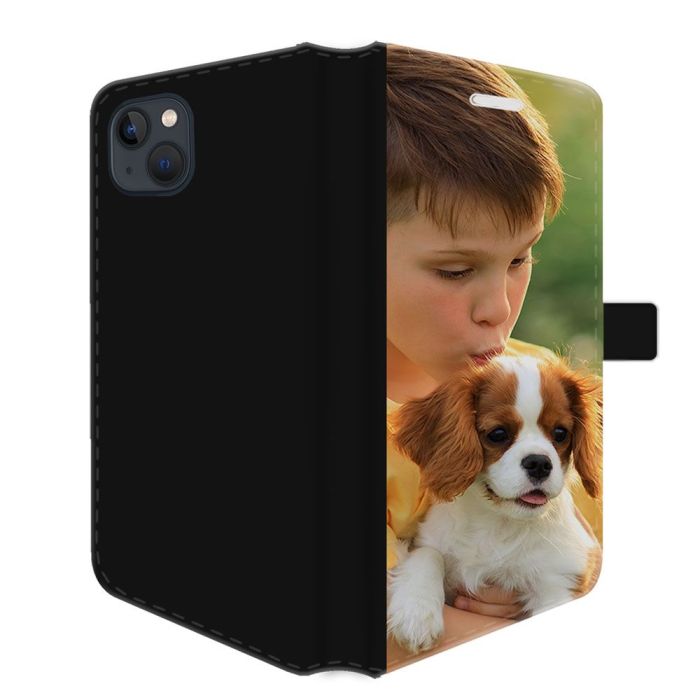 iPhone 14 Plus - Funda Billetera Personalizada (Impresión Frontal)
