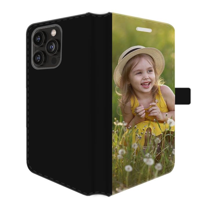 iPhone 14 Pro Max - Funda Billetera Personalizada (Impresión Frontal)
