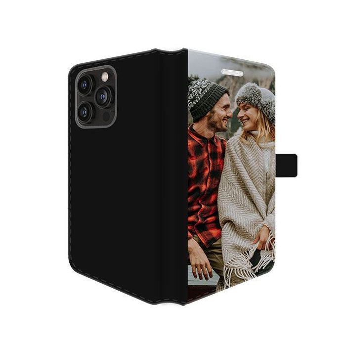iPhone 15 Pro - Funda Billetera Personalizada (Impresión Frontal)