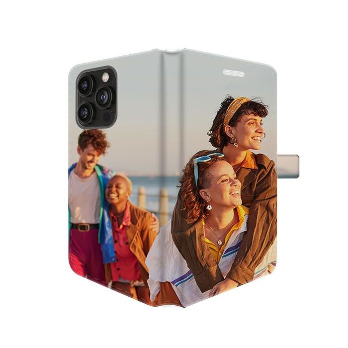iPhone 15 Pro Max - Funda Billetera Personalizada (Impresión Completa)