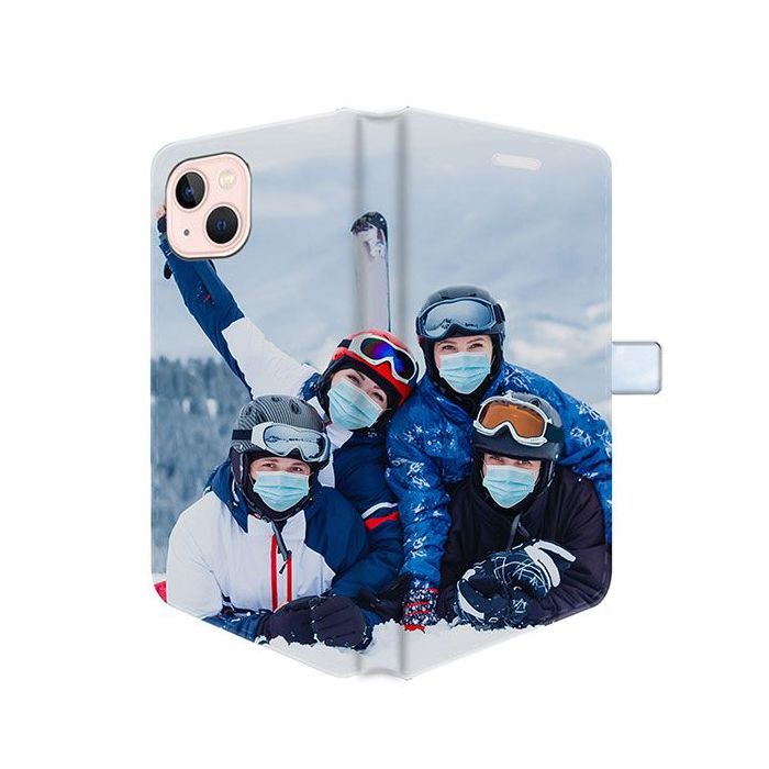 iPhone 13 Mini - Funda Billetera Personalizada (Impresión Completa)
