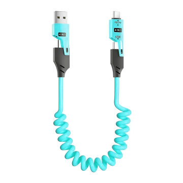 Cable FlexCharge 4 en 1 - Azul