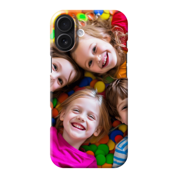 iPhone 16 Plus - Funda Personalizada Rígida con Bordes Impresos