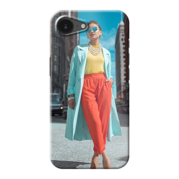 iPhone 17e - Funda Personalizada Rígida con Bordes Impresos