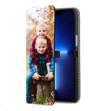 iPhone 13 Mini - Funda Billetera Personalizada (Impresión Frontal)