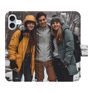 iPhone 16 Plus - Funda Personalizada Billetera (Impresión Completa)