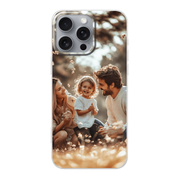 iPhone 16 Pro Max - Funda Personalizada Silicone Blanda