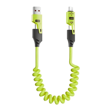 Cable FlexCharge 4 en 1 - verde