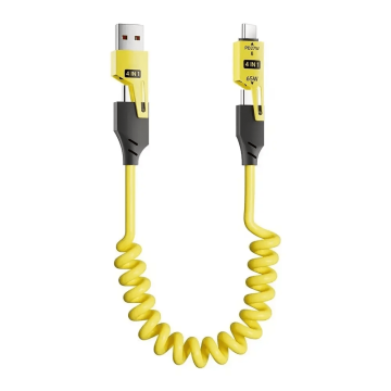 Cable FlexCharge 4 en 1 - Amarillo