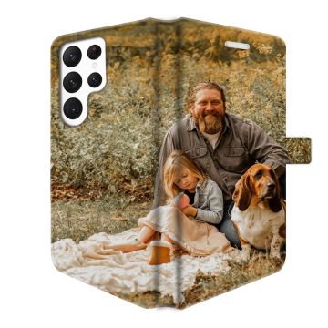 Samsung Galaxy S24 Ultra - Funda Billetera Personalizada (Impresión Completa)