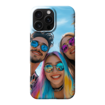 iPhone 16 Pro Max - Funda Personalizada Rígida con Bordes Impresos