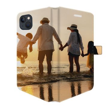 iPhone 14 Plus - Funda Billetera Personalizada (Impresión Completa)