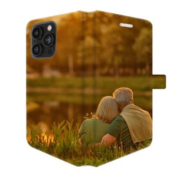 iPhone 14 Pro - Funda Billetera Personalizada (Impresión Completa)