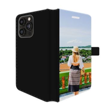 iPhone 15 Pro Max - Funda Billetera Personalizada (Impresión Frontal)