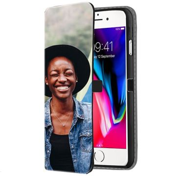 iPhone SE - Carcasa Personalizada Billetera (Impresión Frontal)