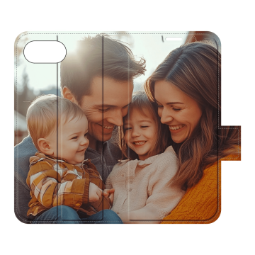 iPhone 16e - Funda Personalizada Billetera (Impresión Completa)