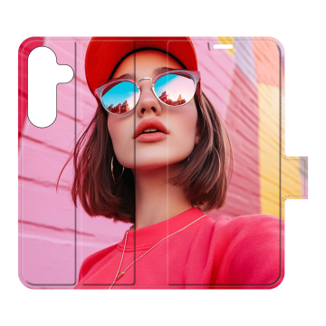 Samsung Galaxy S25 Plus - Funda Personalizada Billetera (Impresión Completa)