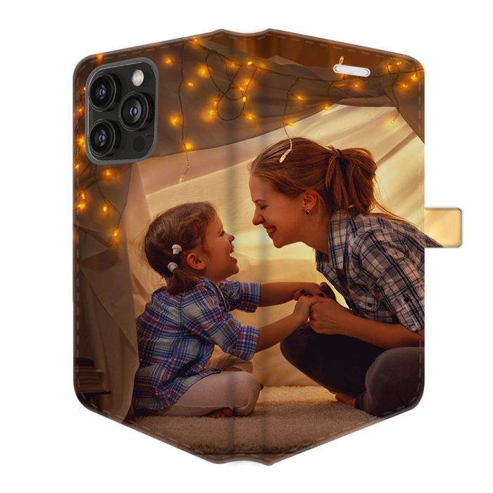 iPhone 14 Pro Max - Funda Billetera Personalizada (Impresión Completa)